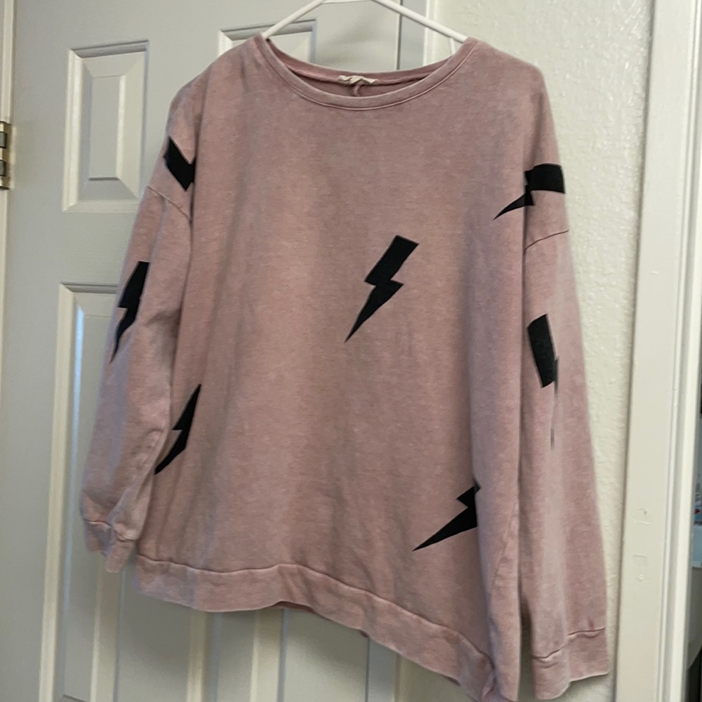 Excellent condition lightning bolt theme sweater